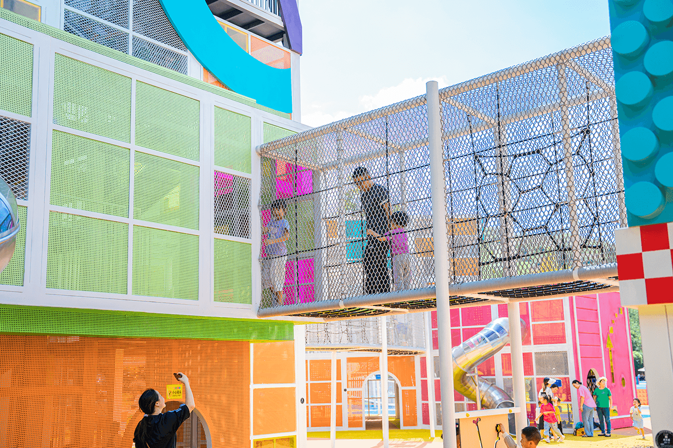 Building Blocks Outdoor Playground