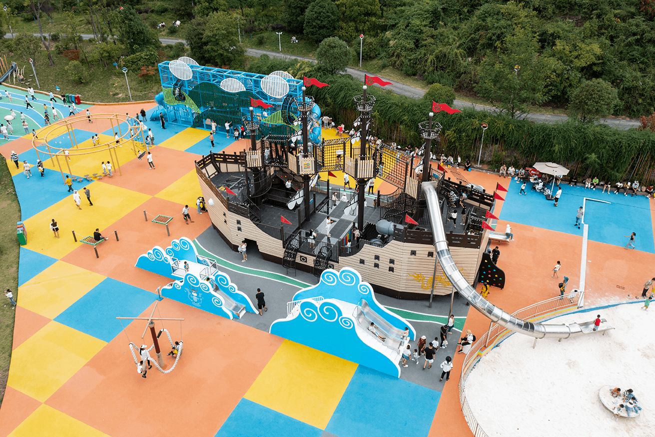 Building Blocks Outdoor Playground