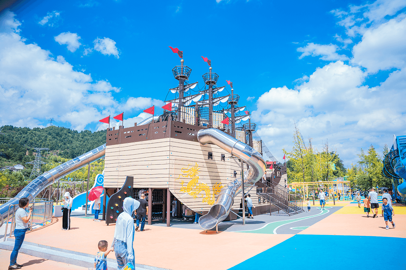 Building Blocks Outdoor Playground