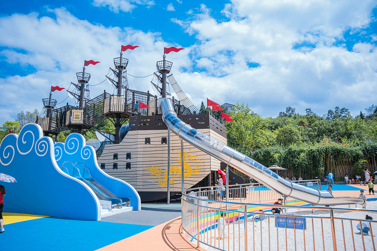 Building Blocks Outdoor Playground