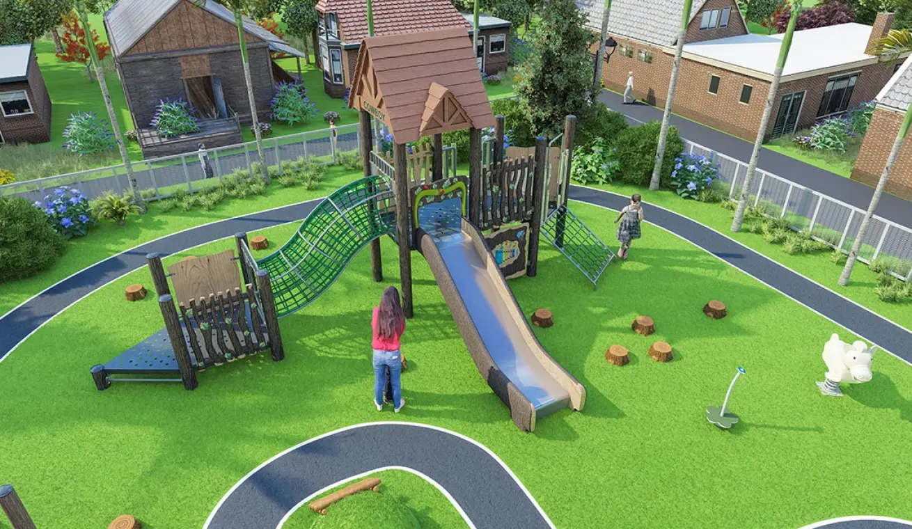 Tree House Themed Park Playground (small-sized)
