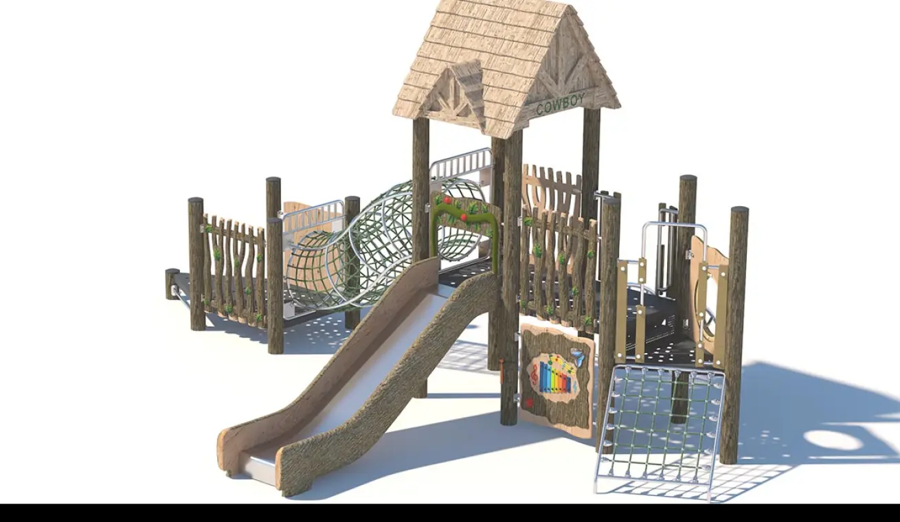 Small outdoor playground outlet