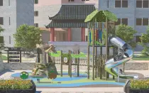 Tree House Themed Park Playground (medium-sized)
