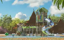 Tree House Themed Park Playground (medium-sized)