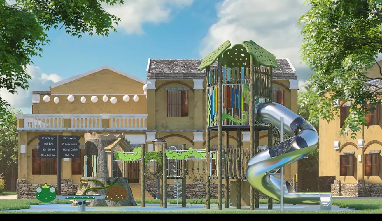 Tree House Themed Park Playground (medium-sized)