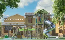 Tree House Themed Park Playground (medium-sized)