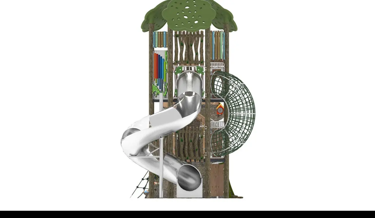 Tree House Themed Park Playground (medium-sized)