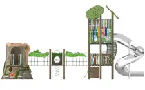 Tree House Themed Park Playground (medium-sized)