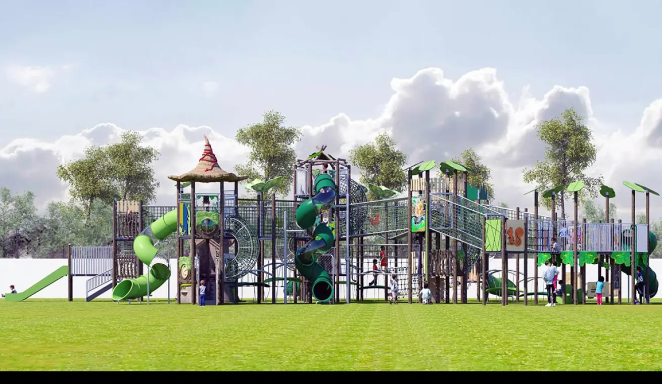 Jungle Crossing Themed Park Playground(large-sized)