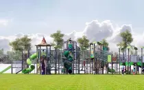 Jungle Crossing Themed Park Playground(large-sized)