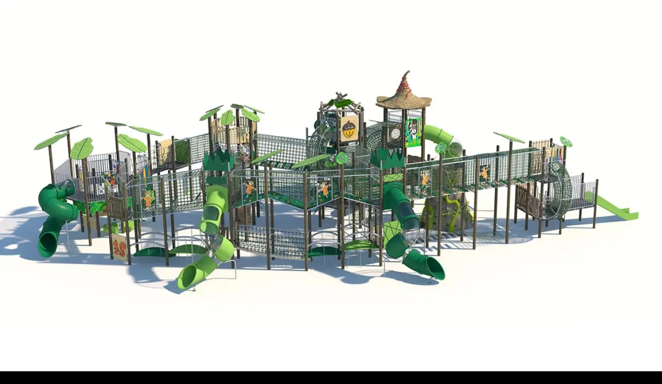 Jungle Crossing Themed Park Playground(large-sized)