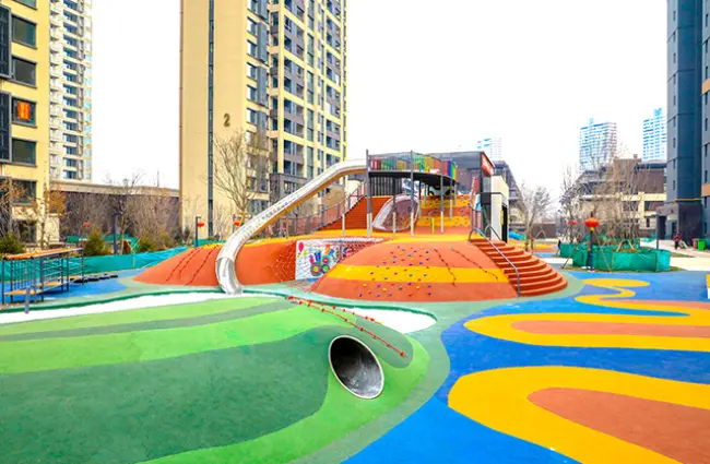 The Main Area Of Children’s Outdoor Play Space