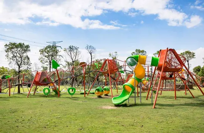 A Combination Of Ecological Farms And Play Park