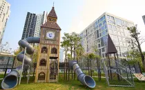 Giant London Tower Playground