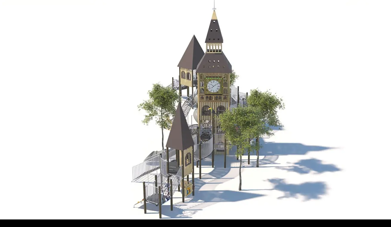 Giant London Tower Playground