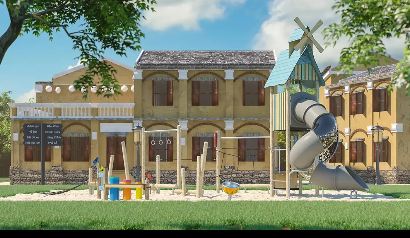 Windmill Themed Park Playground