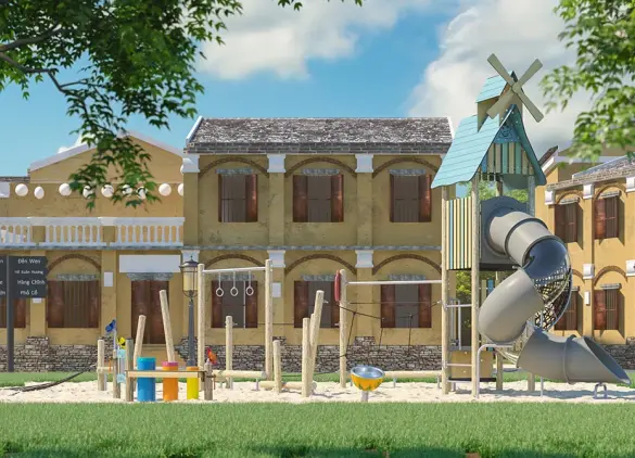 Windmill Themed Park Playground