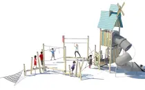 Windmill Themed Park Playground