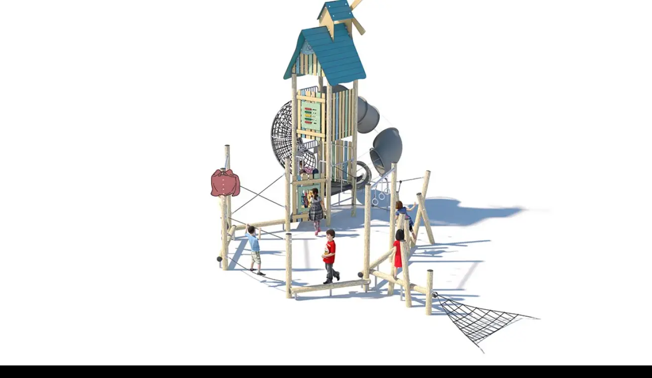 Windmill Themed Park Playground
