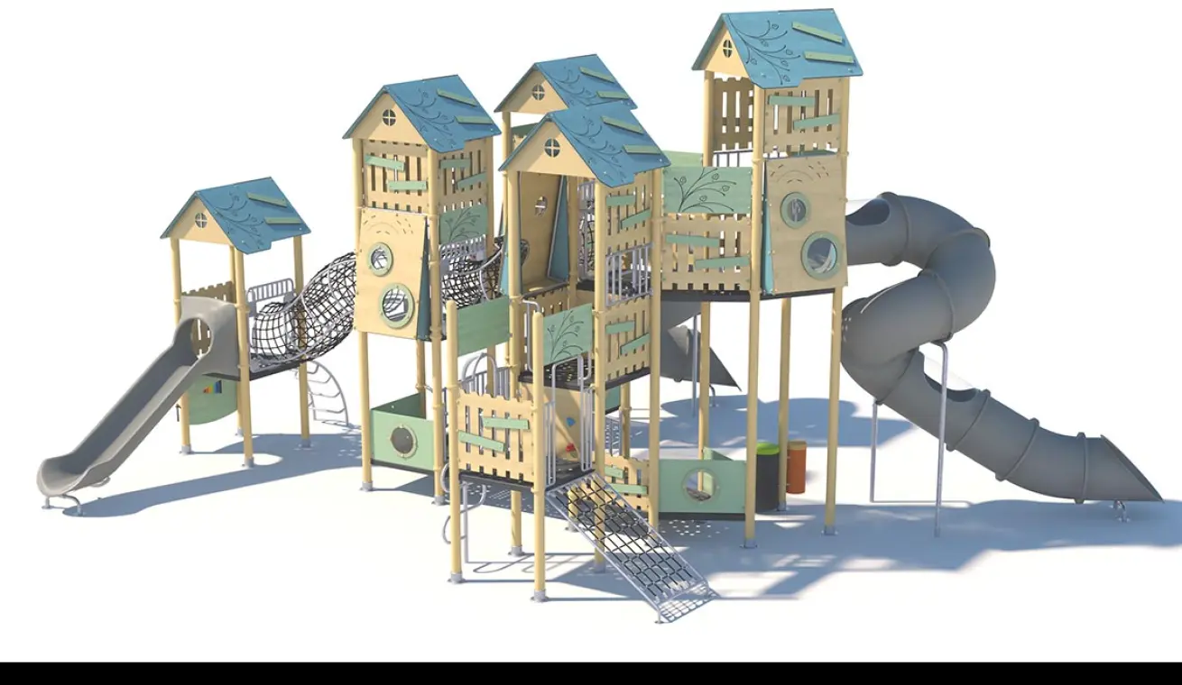 Custom Cherry Blossoms Playground