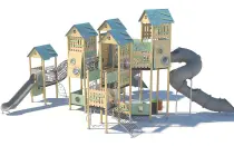 Custom Cherry Blossoms Playground