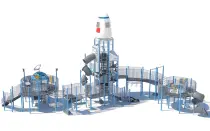 Customized Rocket Tower Playground