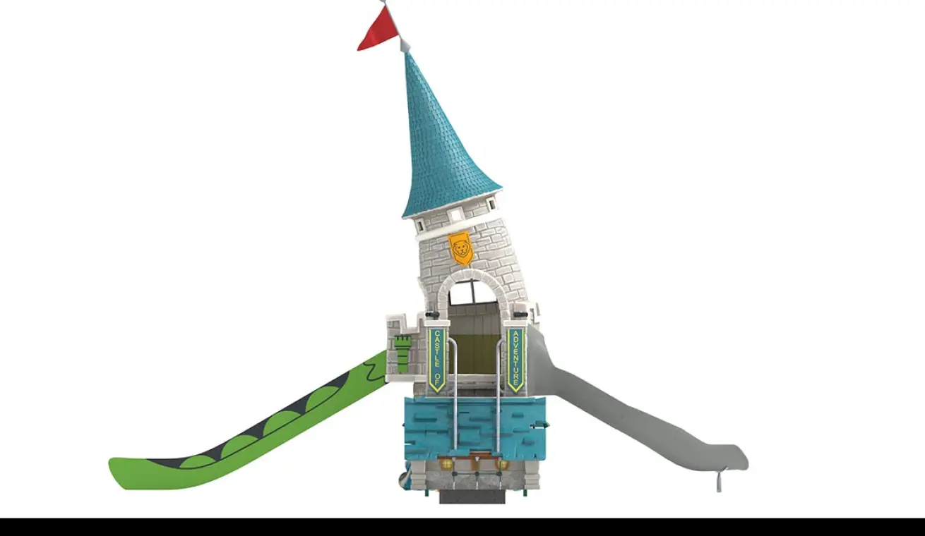 Adventure Castle Playground For Outdoor Parks(small-sized)