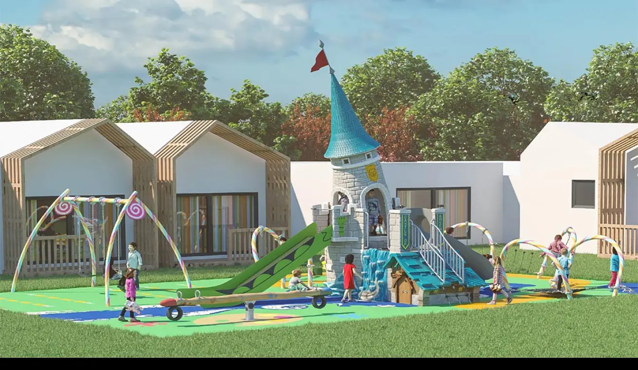 Adventure Castle Playground For Outdoor Parks(small-sized)