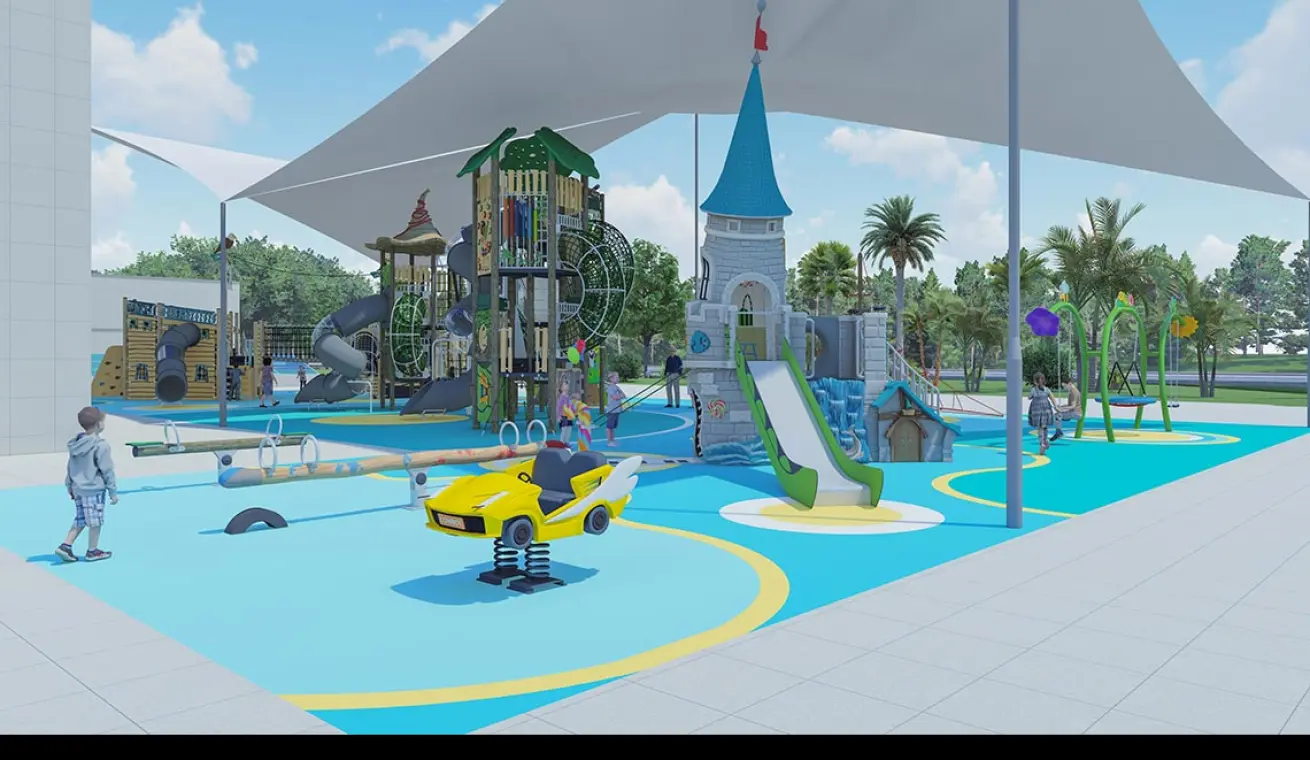 Adventure Castle Outdoor Playground With Customized Design