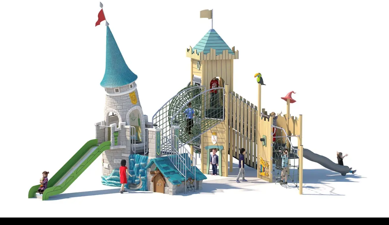 Adventure Castle Outdoor Playground With Customized Design