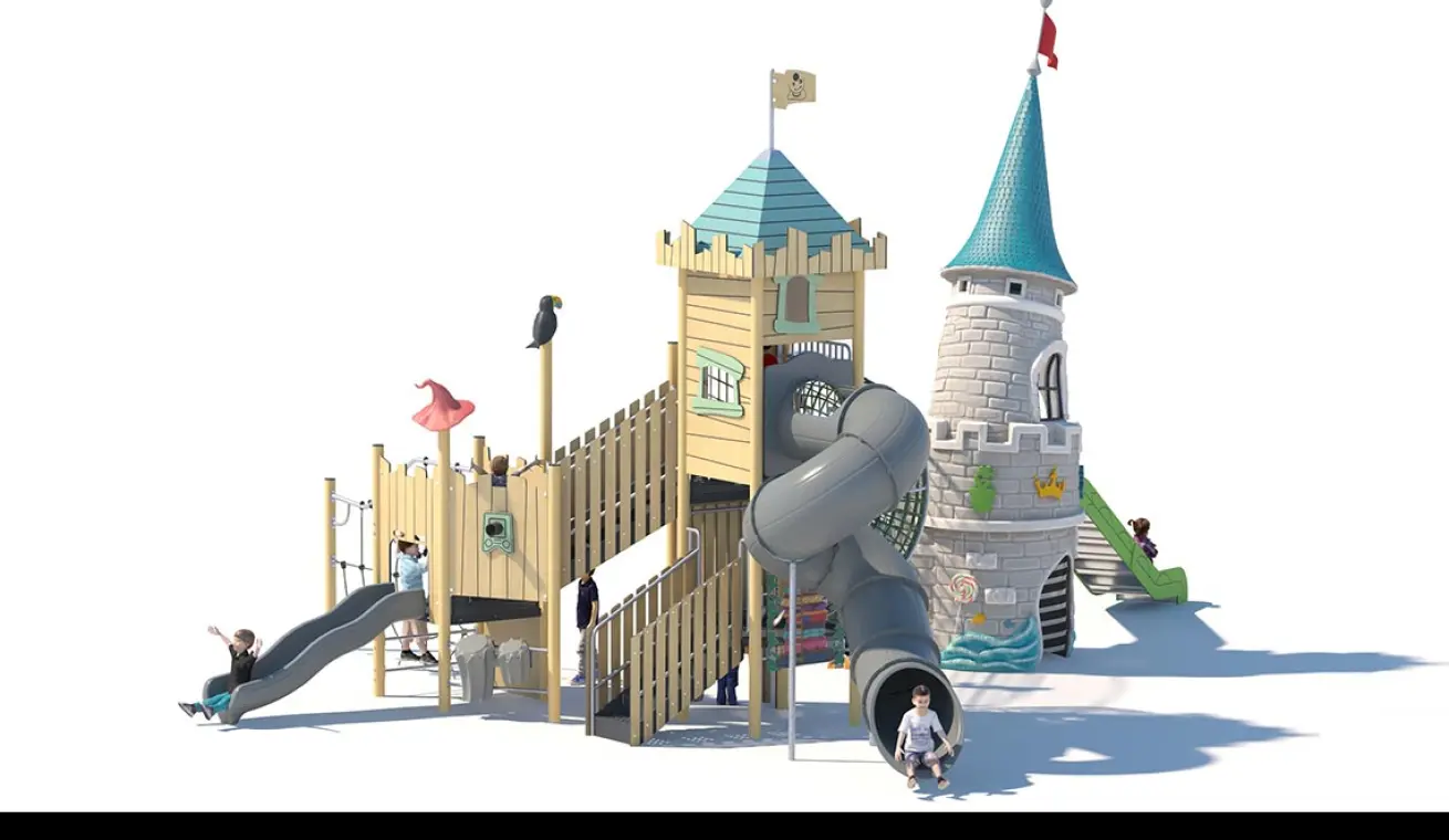 Adventure Castle Outdoor Playground With Customized Design