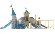 Adventure Castle Outdoor Playground with Expansion Plan