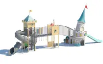 Adventure Castle Outdoor Playground with Musical Version