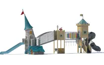 Adventure Castle Outdoor Playground with Musical Version