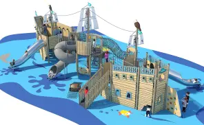 Pirate Ship Playground for Outdoor Parks