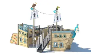 Adventure Pirate Ship Playground for Outdoor Parks