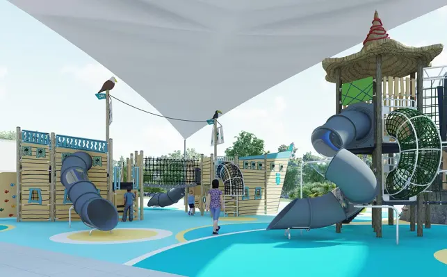 Teng Lijun Garden Project, 1,500 square meters, June2020,Hubei