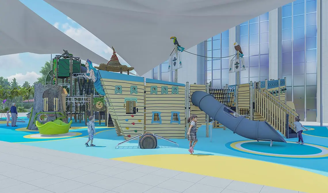 Pirate Ship Outdoor Playground With Mystery