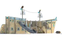 Pirate Ship Outdoor Playground With Mystery