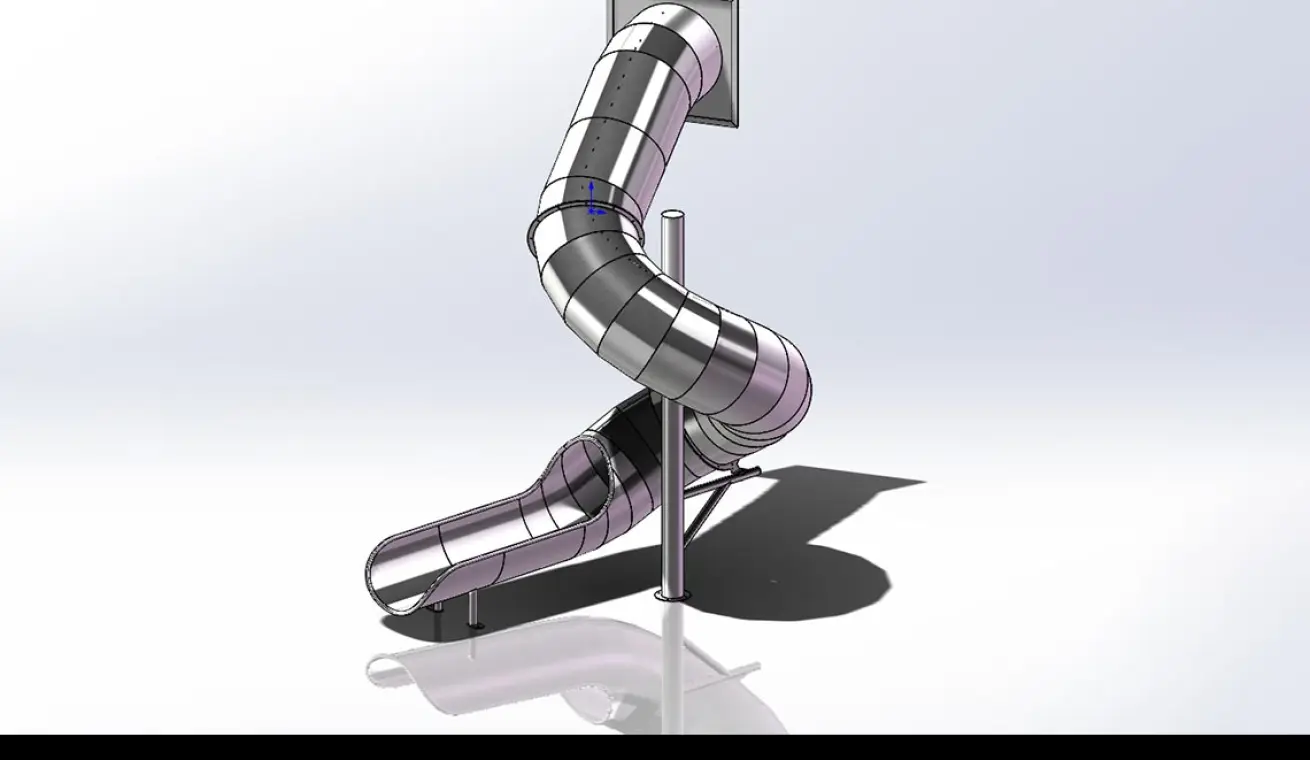 Standard Stainless Steel Slide for Outdoor Parks