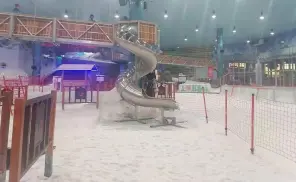 Custom Stainless Steel Slide For Snow World,Saudi Arabia