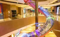 Custom Stainless Steel Slide For Sky Rainbow Shopping Mall