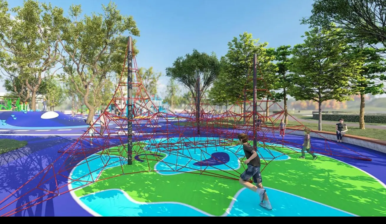Combination Climbing Net For Outdoor Playground