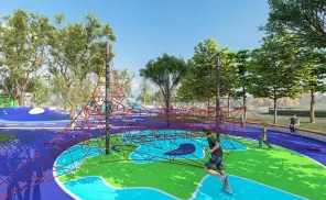 Combination Climbing Net For Outdoor Playground