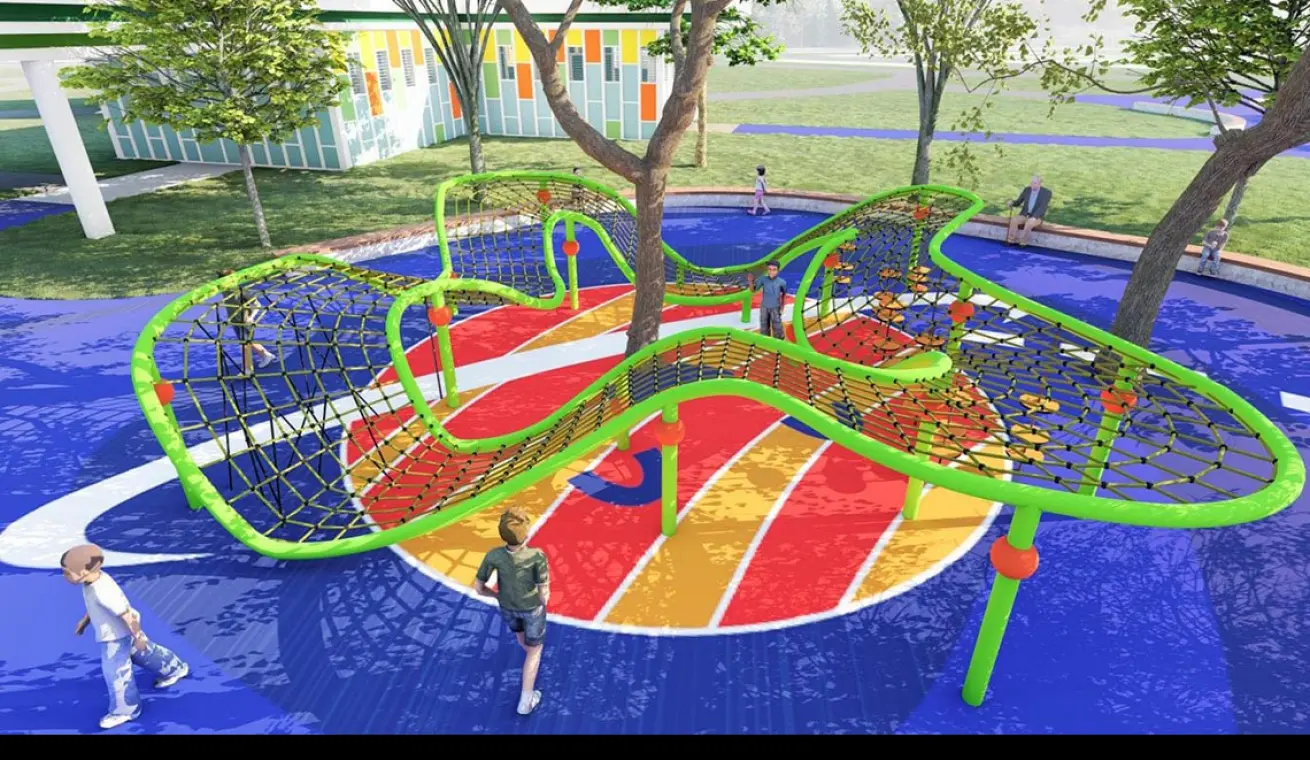 Ultra-Large Climbing Net For Outdoor Playground