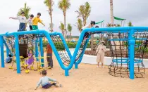 Ultra-Large Climbing Net For Outdoor Playground