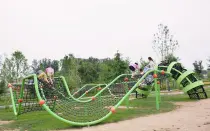 Ultra-Large Climbing Net For Outdoor Playground