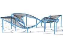 Ultra-Large Climbing Net For Outdoor Playground