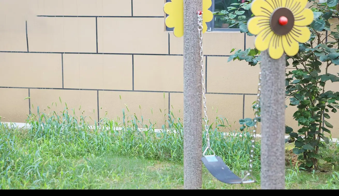 Sunflower Single Swing For Outdoor Playground