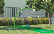 Simus Single Swing For Outdoor Playground